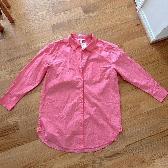 H&m pink dress shirt online